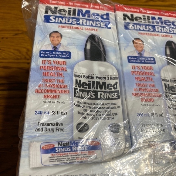 new NeilMed 6 BottleSinus Rinse Sample Starter Kit - Picture 2 of 3